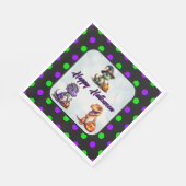 Serviette En Papier Parti Dino-Mash d'Halloween (Coin)