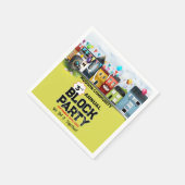 Serviette En Papier Parti du bloc de quartier (Coin)