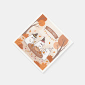 Serviette En Papier Parti fantôme d'Halloween (Coin)