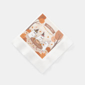 Serviette En Papier Parti fantôme d'Halloween (Coin)