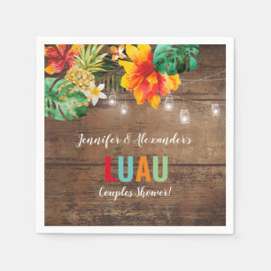 Serviette En Papier Parti Luau