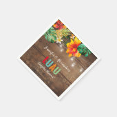 Serviette En Papier Parti Luau (Coin)