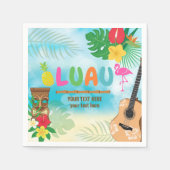 Serviette En Papier Parti Luau (Devant)