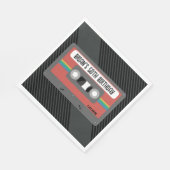 Serviette En Papier Parti Mixtape Rétro (Coin)