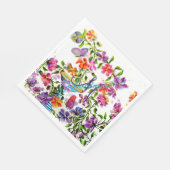 SERVIETTE EN PAPIER PARTI MONOGRAMME DE FLEURS COMME FAIRY (Coin)