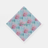 SERVIETTE EN PAPIER PARTI MONOGRAMME DES PAROLES DE VOL (Coin)