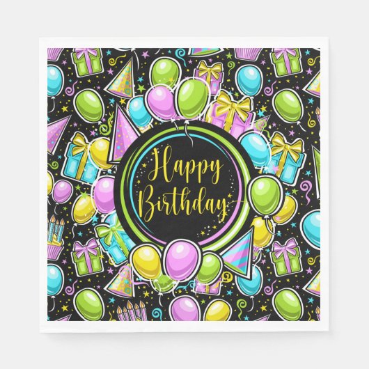 SERVIETTE EN PAPIER PARTI NAPKINS (Devant)