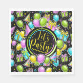 SERVIETTE EN PAPIER PARTI NAPKINS (Devant)