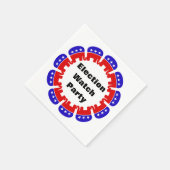 Serviette En Papier Parti républicain de surveillance des élections (Coin)