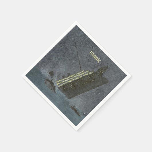 Serviette En Papier Parti Titanic (Coin)