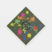 Serviette En Papier Parti Vert de l'Armée de terre (Coin)