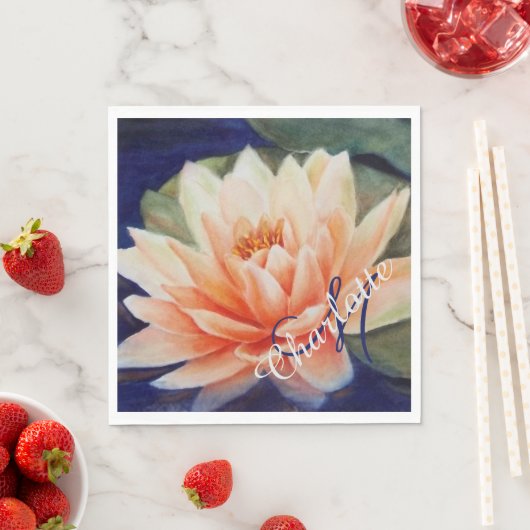 Serviette En Papier Parti Zen Yoga (En situation)