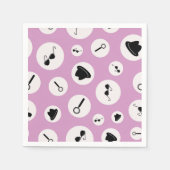 Serviette En Papier Partie agent secret (Devant)