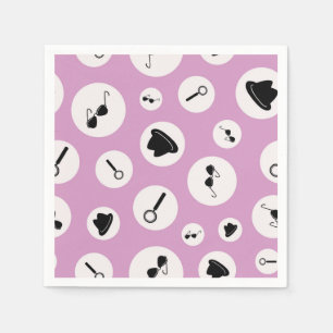 Serviette En Papier Partie agent secret