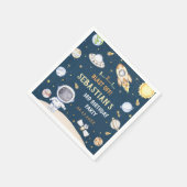 Serviette En Papier Partie Anniversaire de l'astronaute (Coin)