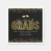 Serviette En Papier Partie conjointe de l'obtention du diplôme 2025 (Devant)