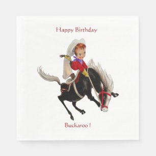 Serviette En Papier Partie de cowboy