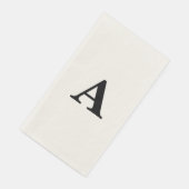 Serviette En Papier Partie de graduation Monogramme Lettre initiale No (Coin)