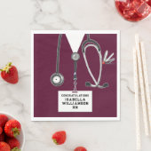 Serviette En Papier Partie de l'infirmière de la RN (En situation)