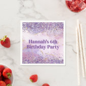 Serviette En Papier Partie de peinture à l'aquarelle Abstraite (En situation)