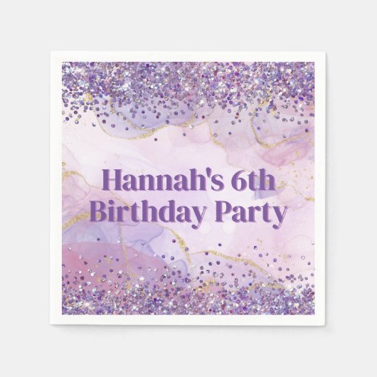 Serviette En Papier Partie de peinture à l'aquarelle Abstraite (Devant)