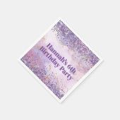 Serviette En Papier Partie de peinture à l'aquarelle Abstraite (Coin)