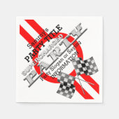 Serviette En Papier Partie de performance surchargée personnalisée (Devant)