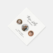 Serviette En Papier Partie d'engagement photo pour enfants amusante mo (Coin)