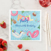 Serviette En Papier Partie du pool (En situation)