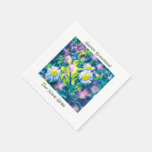 Serviette En Papier Partie Essentials Personnaliser le texte (Coin)