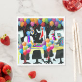 Serviette En Papier Partie Office (En situation)