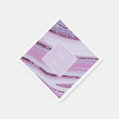 Serviette En Papier Parties scintillant Abstraite Strata Mariage Merci (Coin)