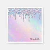 Serviette En Papier Parties scintillant arc-en-ciel branché Drivers Ho (Devant)