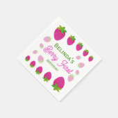 Serviette En Papier Parties scintillant Berry Y2K 1er anniversaire (Coin)