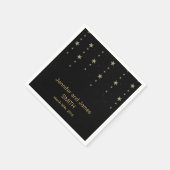 Serviette En Papier Parties scintillant bleu or Confetti (Coin)