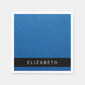 Serviette En Papier Parties scintillant bleue, Arrière - plan Parties  (Devant)