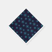 Serviette En Papier Parties scintillant bleue Snowflakes Naples (Coin)