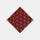 Serviette En Papier Parties scintillant cardiaque scintille motif roug (Coin)