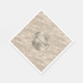 Serviette En Papier Parties scintillant Champagne d'or Zebra Imprimer  (Coin)