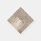 Serviette En Papier Parties scintillant de la méthode de dépouille | R (Coin)