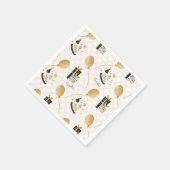 Serviette En Papier Parties scintillant d'or Ballons et Casquettes de (Coin)