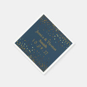 Serviette En Papier Parties scintillant d'or personnalisée Faux Foil (Coin)