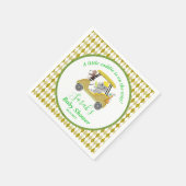 Serviette En Papier Parties scintillant Elephant & Monkey Golf Baby sh (Coin)