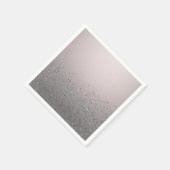 Serviette En Papier Parties scintillant étincelante rose vif Douce 16  (Coin)