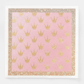 Serviette En Papier Parties scintillant Fairy Crowne Pour Elle (Devant)