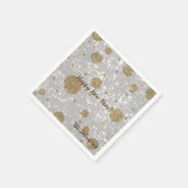 Serviette En Papier Parties scintillant festive Bonne année (Coin)