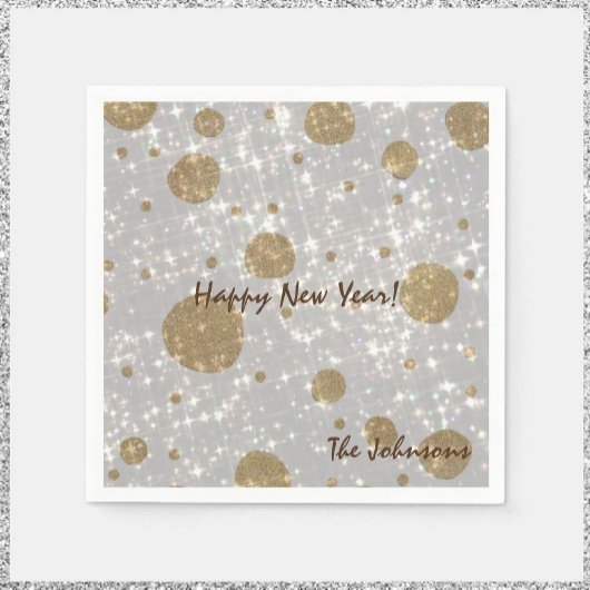 Serviette En Papier Parties scintillant festive Bonne année