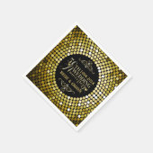 Serviette En Papier Parties scintillant flamboyante 50e anniversaire d (Coin)