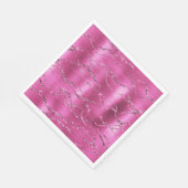 Serviette En Papier Parties scintillant Girl Rose Glitz (Coin)