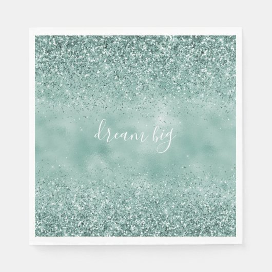 Serviette En Papier Parties scintillant Glam Glitz (Devant)